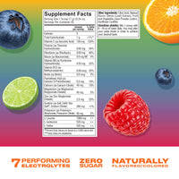 CWENCH Hydration Mix Rainbow Swirl — Nutrition Facts
