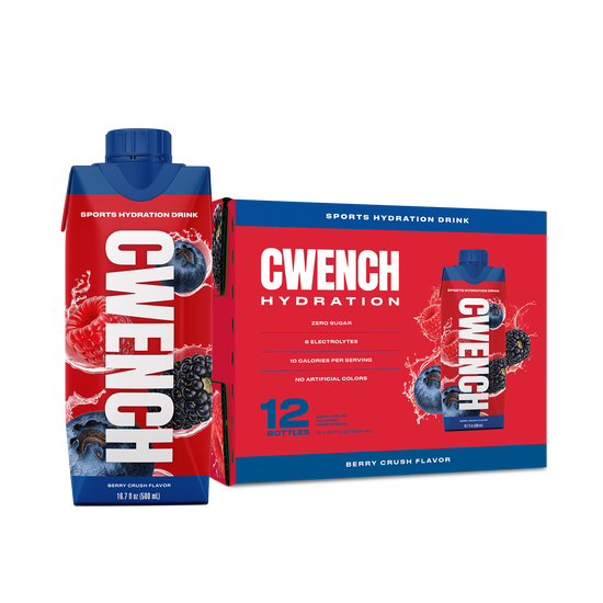 CWENCH Sports Drink — Berry Crush (12-pack, 16.9oz)