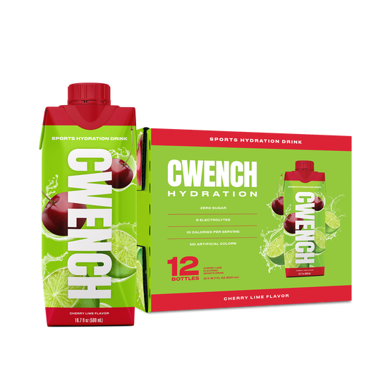 CWENCH Sports Drink — Cherry Lime (12-pack, 16.9oz)