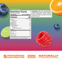 CWENCH Sports Drink Rainbow Swirl — Nutrition Facts