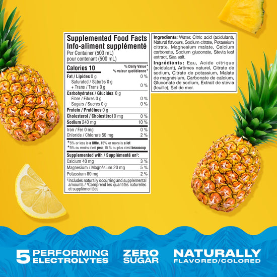 CWENCH Sports Drink — Tropical Flow (12-pack, 16.9oz)