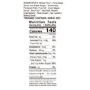 Chai Waffle Nutrition Facts