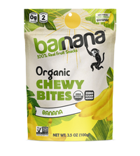 (100g, 12 Pack) Organic ORIGINAL Banana Bites