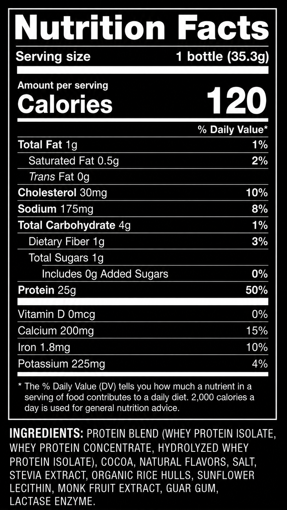 Enduraphin Whey Protein PHINTECH™ Bottle - Chocolate