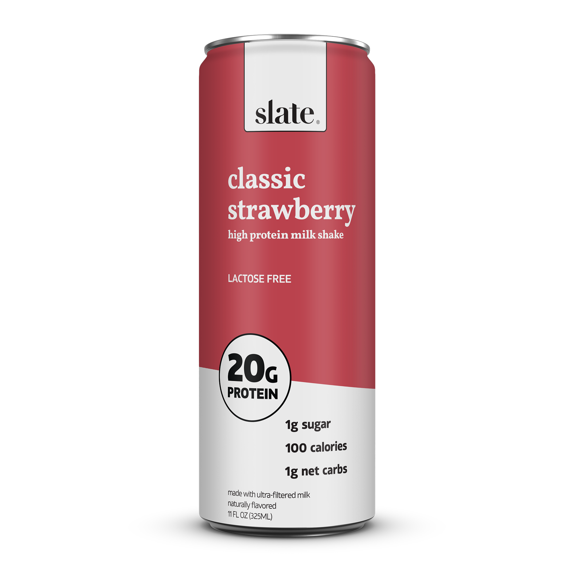 Classic Strawberry Shake single can