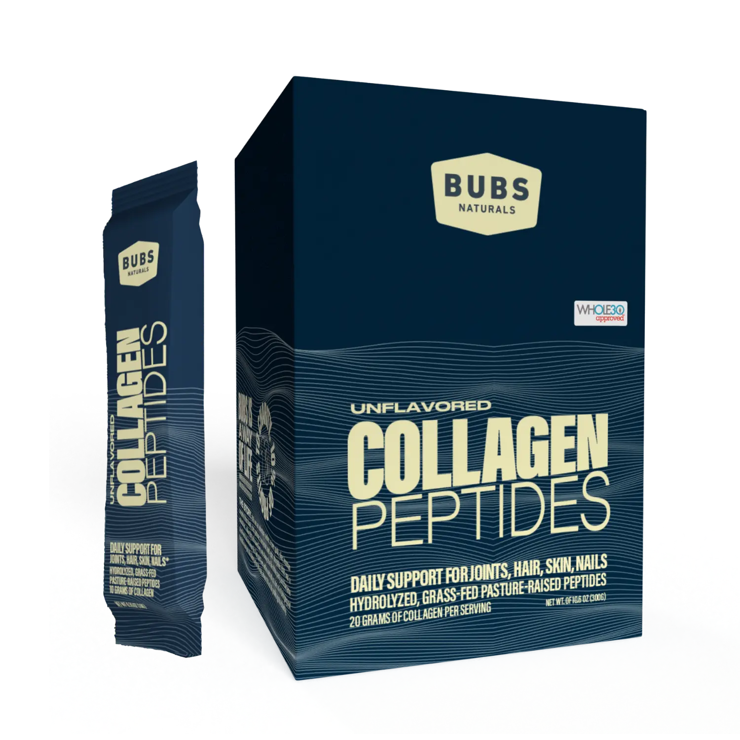 Collagen Peptides Stick Pack CASE PACK (6-20ct cartons)