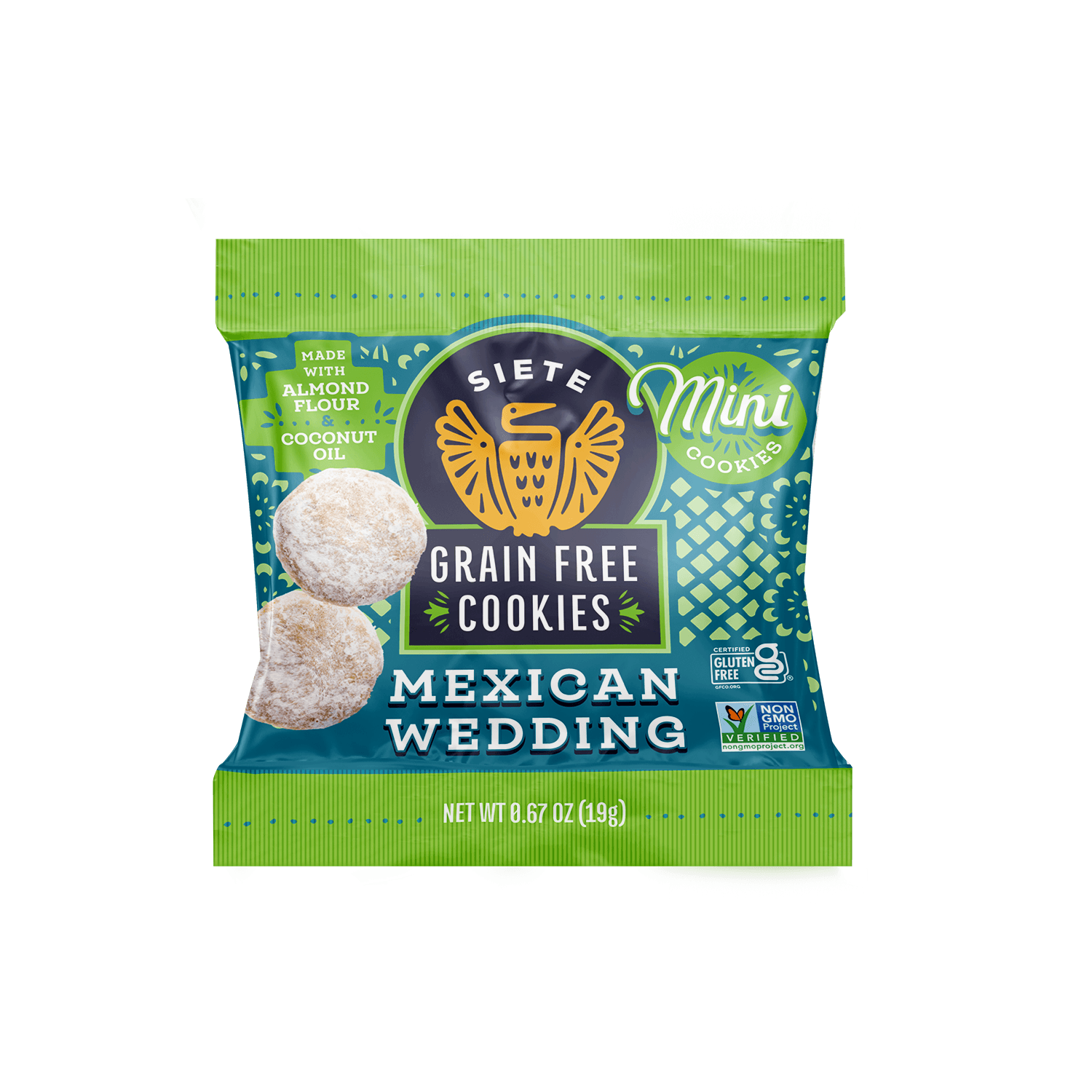 Mini Mexican Wedding Cookies 0.67oz  - 120 bags