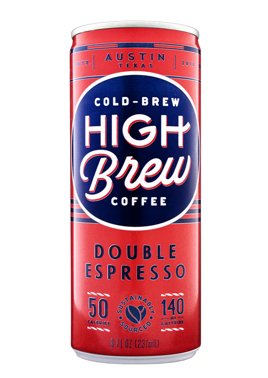High Brew Double Espresso 8 oz (12 Cans)