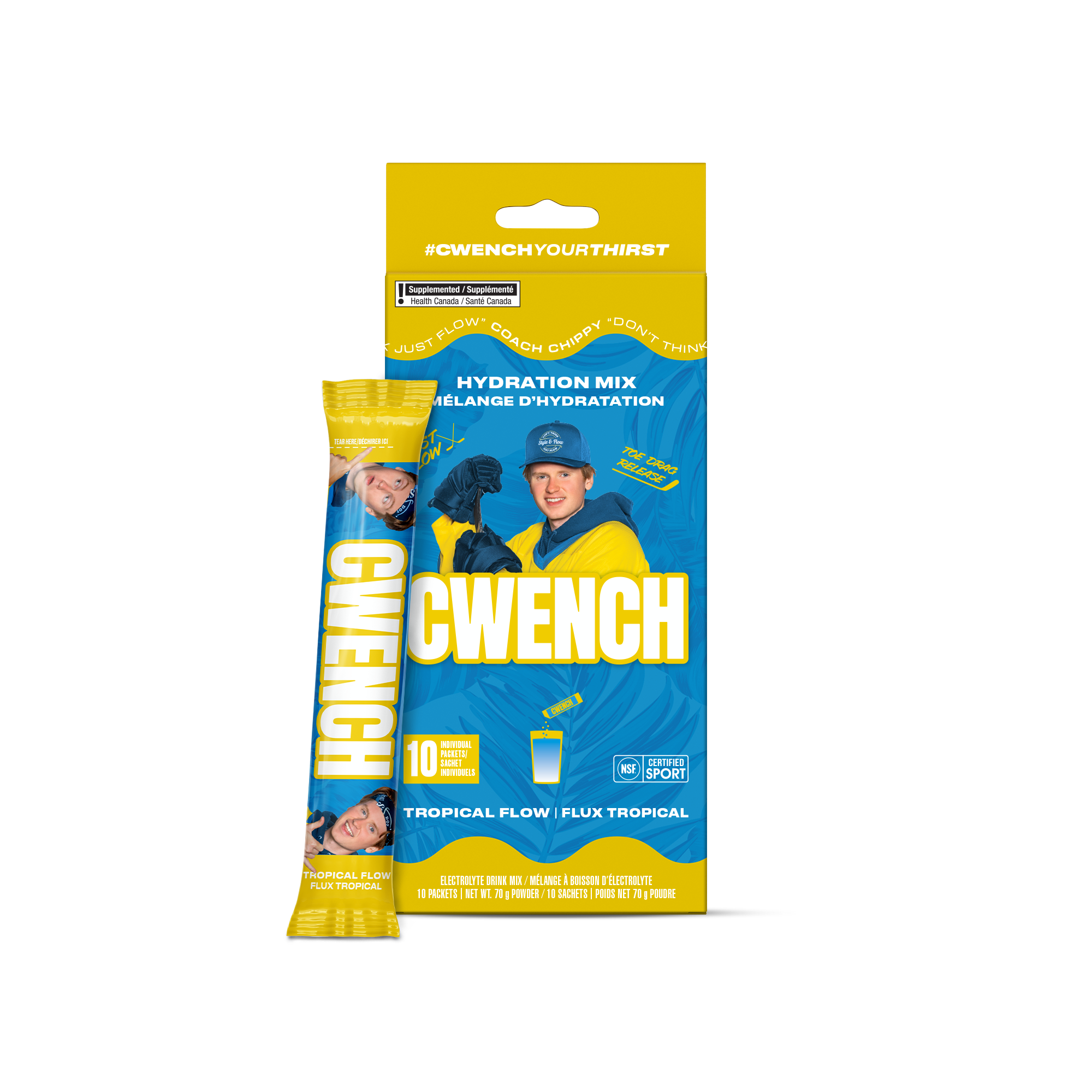 CWENCH Hydration Mix Tropical Flow 10ct