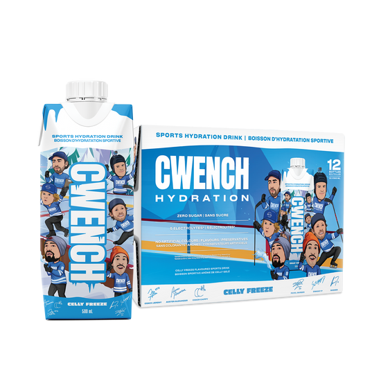 CWENCH Sports Drink — Celly Freeze (12-pack, 16.9oz)