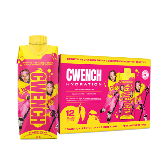CWENCH Sports Drink — Pink Lemonade (12-pack, 16.9oz)