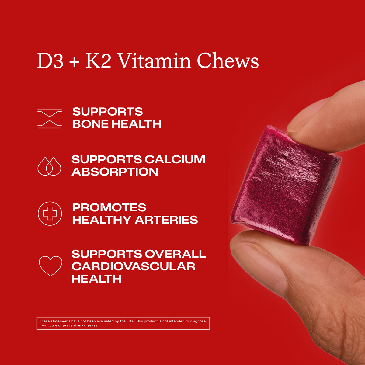 Humann D3 + K2 Vitamin Chews