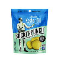 SuckerPunch Classic Dill Pickle Chips Box - 180 Packs