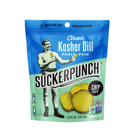 SuckerPunch Classic Dill Snack Pack Wholesale PSC (12 Pack)