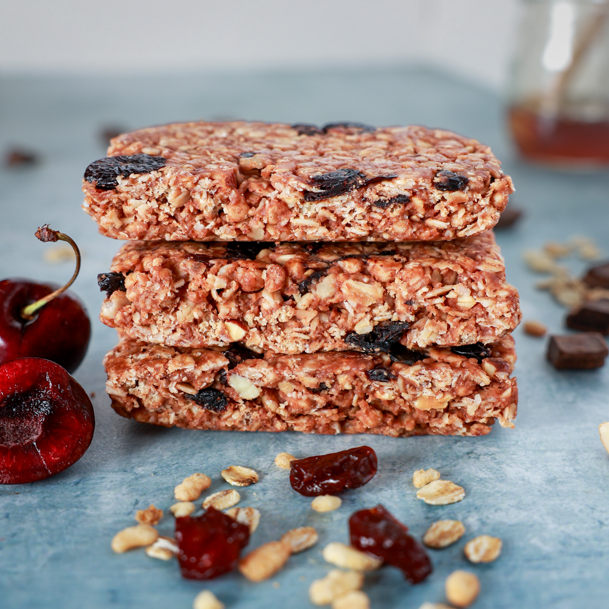 Dark Chocolate Cherry & Almond Bars