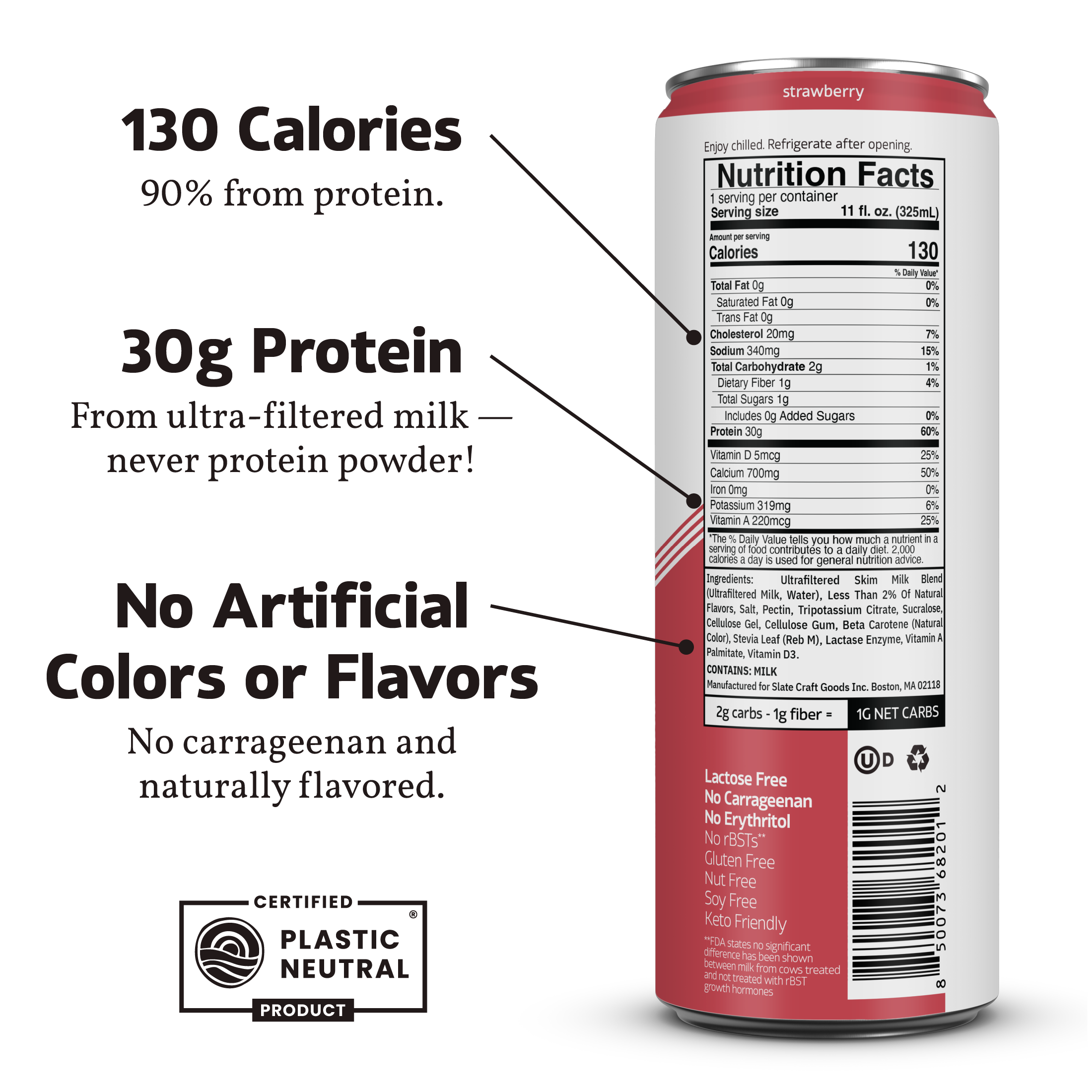 Strawberry 30G nutrition facts