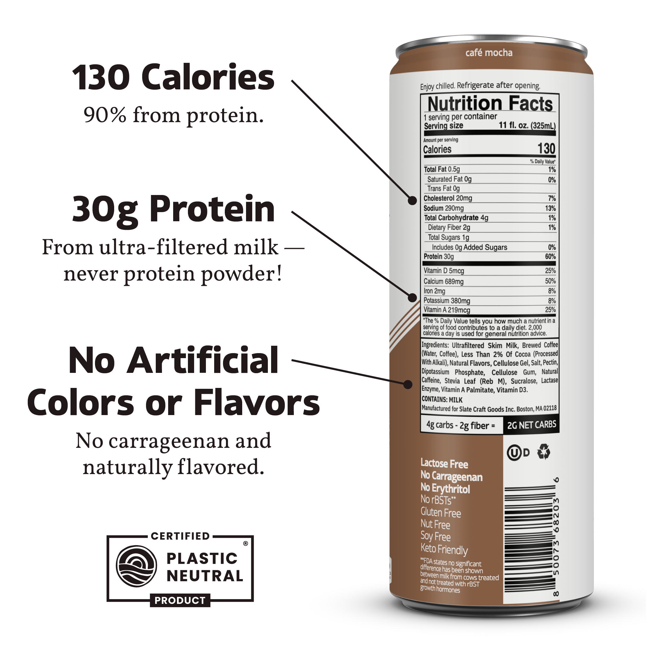 Cafe Mocha 30G nutrition facts
