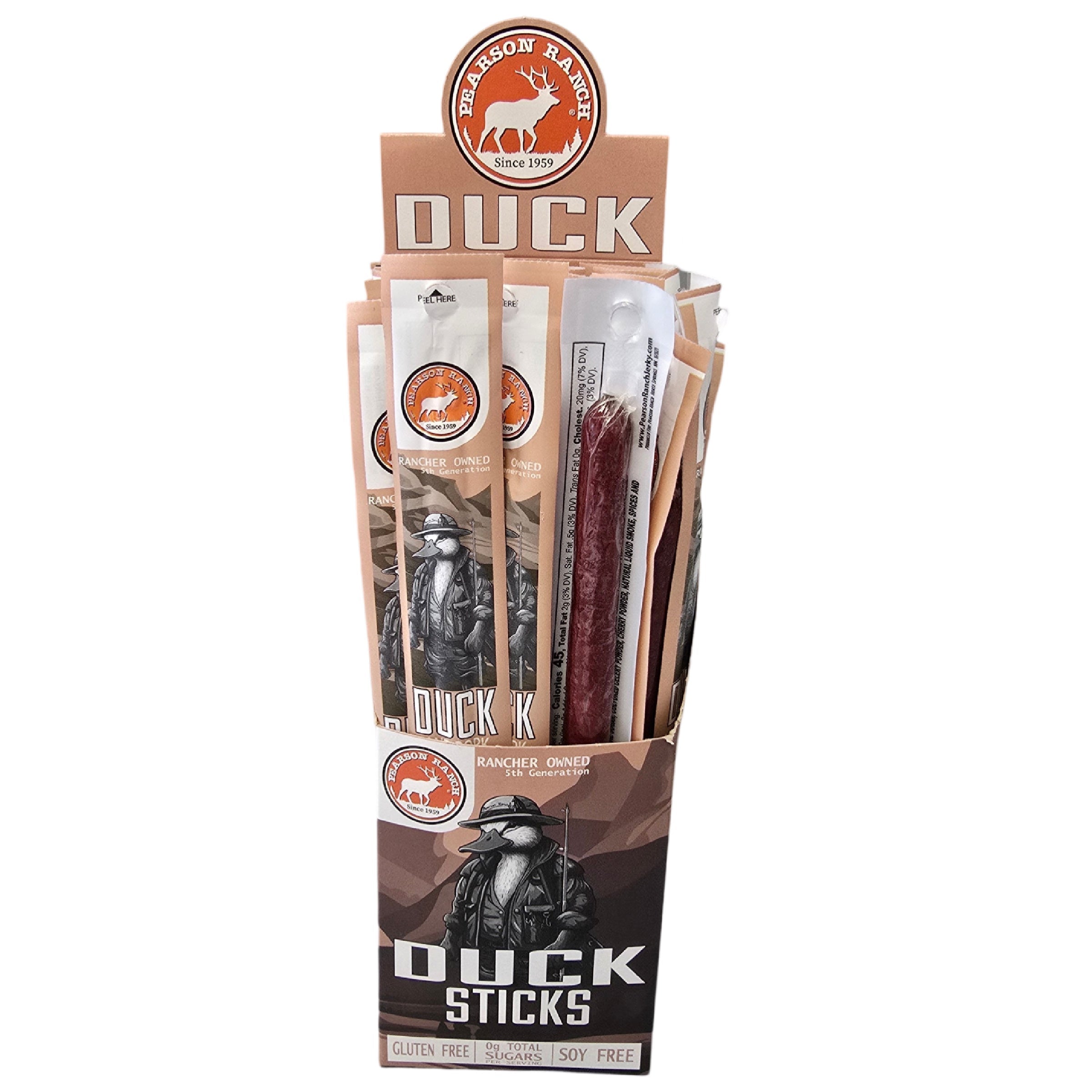 Pearson Ranch Duck Single Snack Stick - 24 Count Caddy