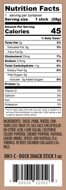 Pearson Ranch Duck Single Snack Stick - 24 Count Caddy