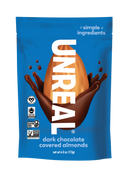UNREAL - Dark Chocolate Covered Almonds (Case of 6 Bags, 4 oz each)