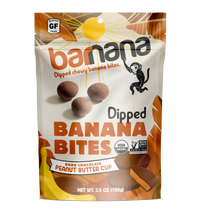 (100g, 12 Pack) Organic PB CUP Banana Bites