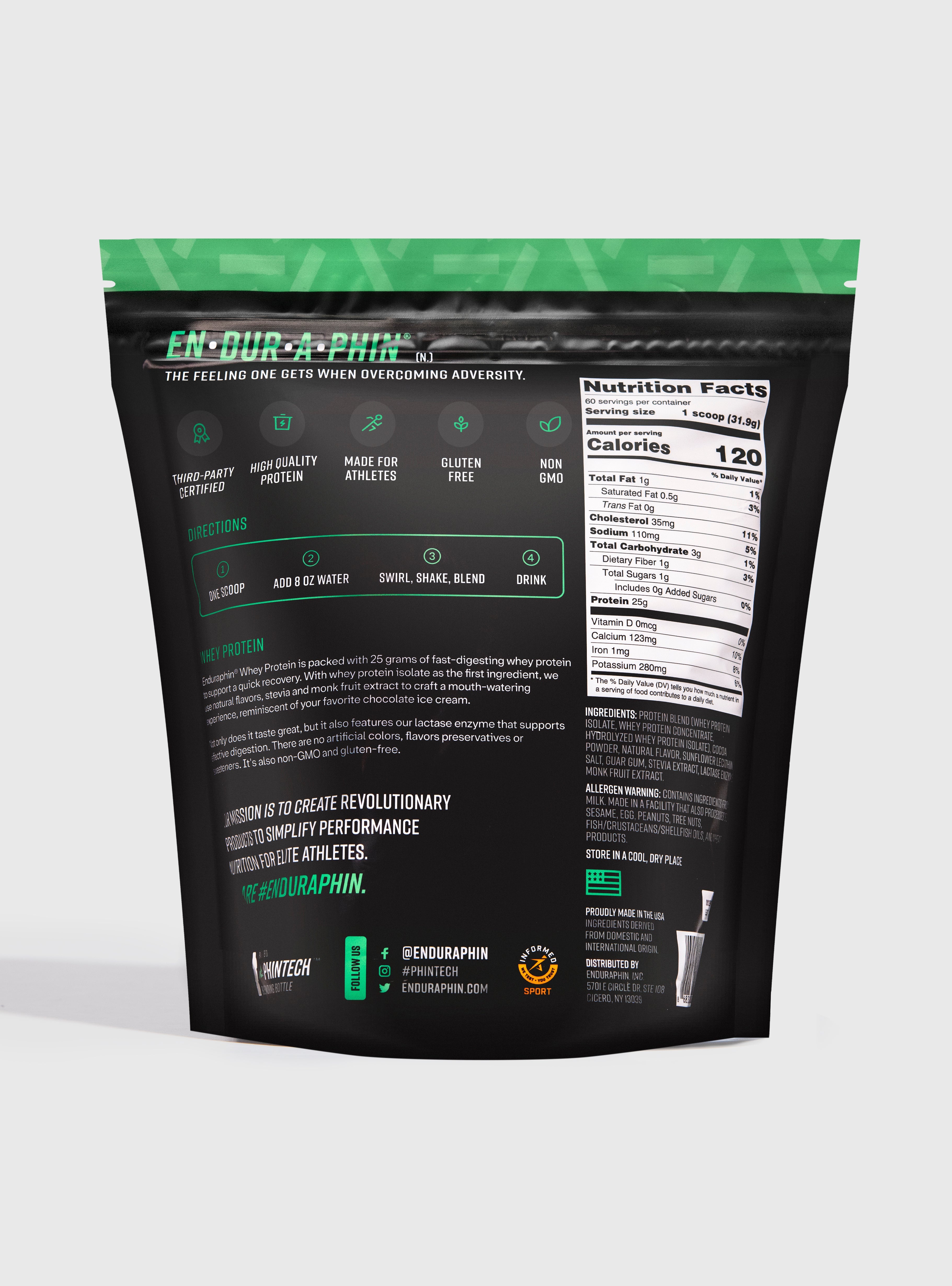 Enduraphin Whey Protein Pouch - Chocolate