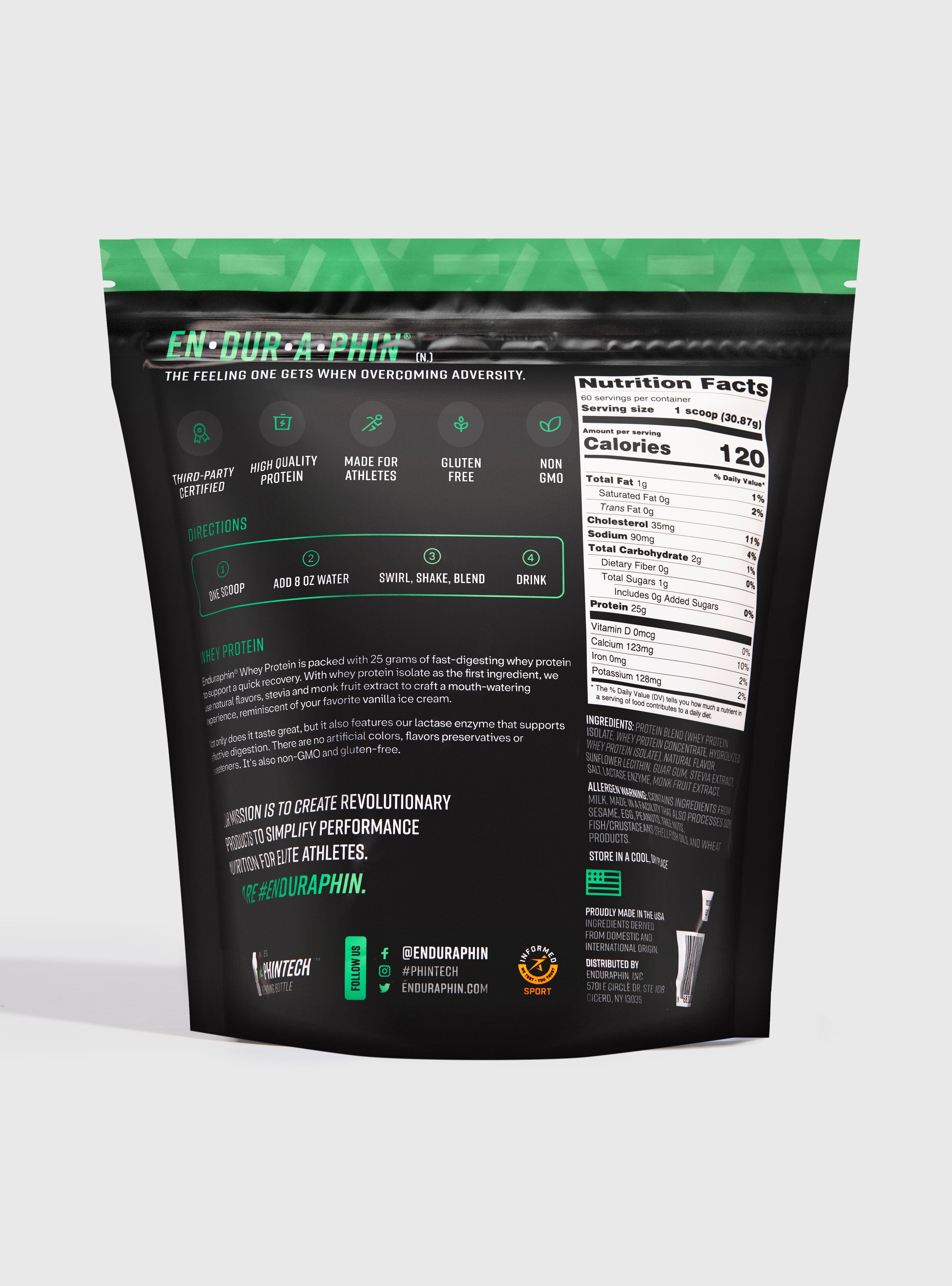 Enduraphin Whey Protein Pouch - Vanilla