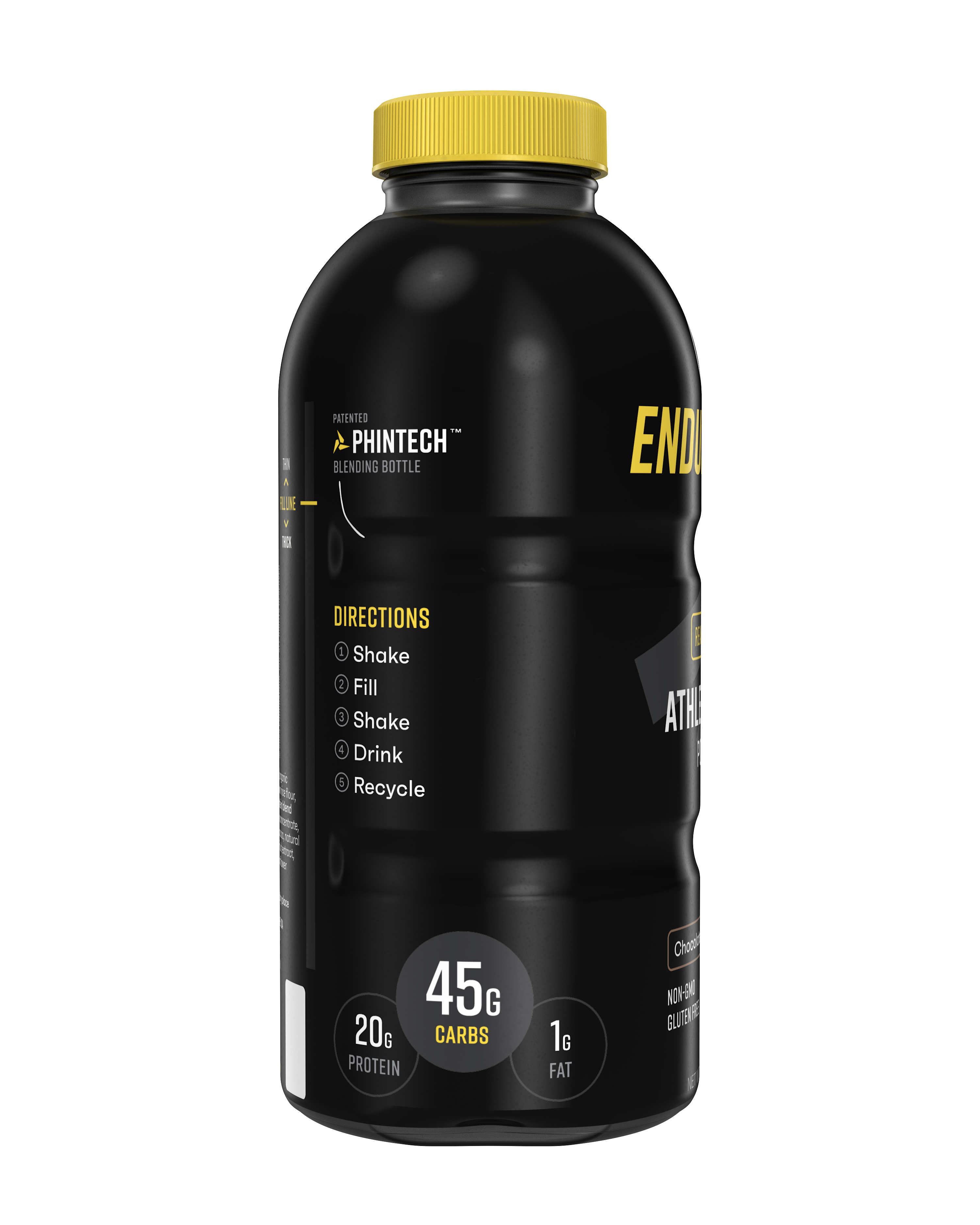 Enduraphin Athletic Fuel PHINTECH™ Bottle - Chocolate