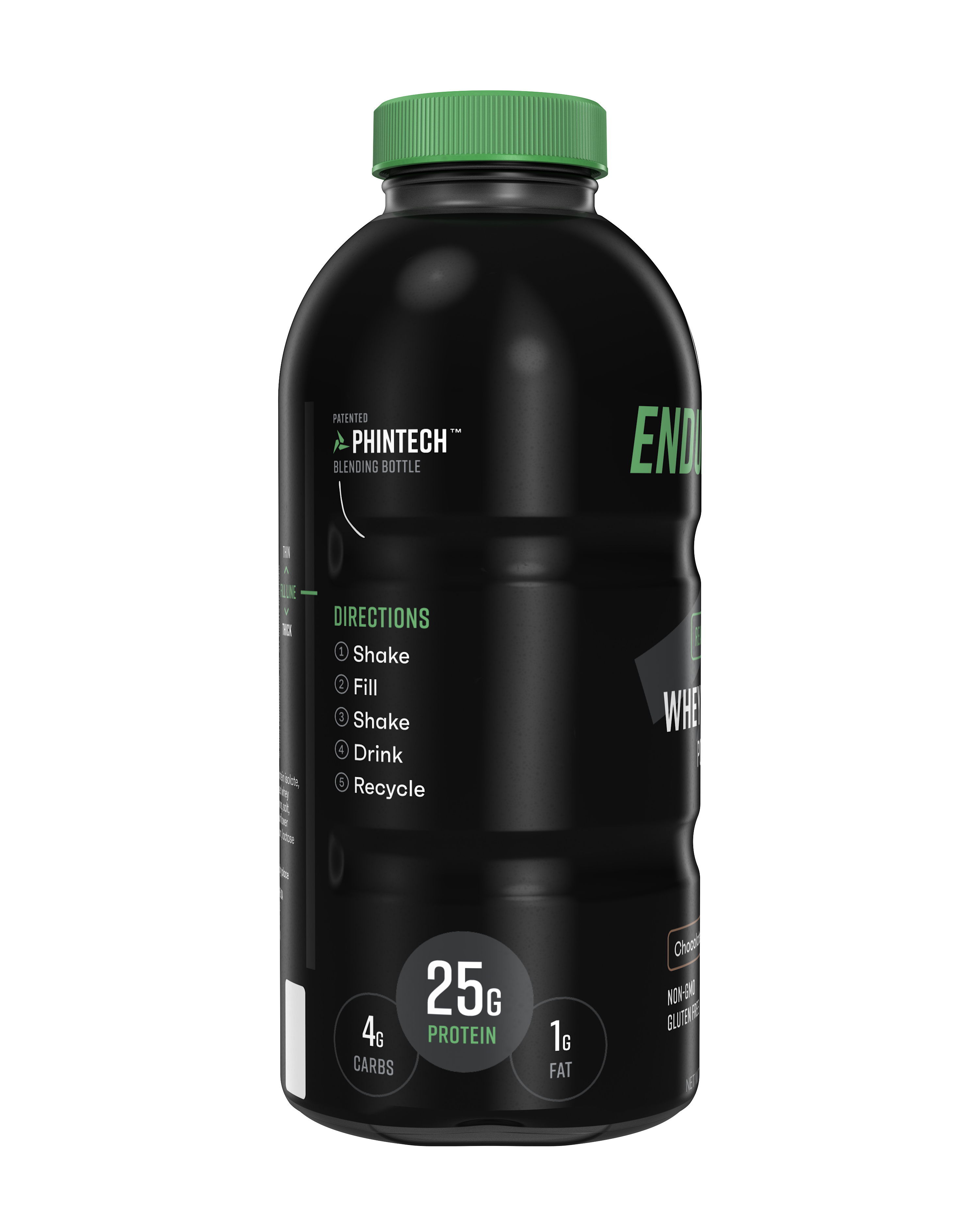 Enduraphin Whey Protein PHINTECH™ Bottle - Chocolate