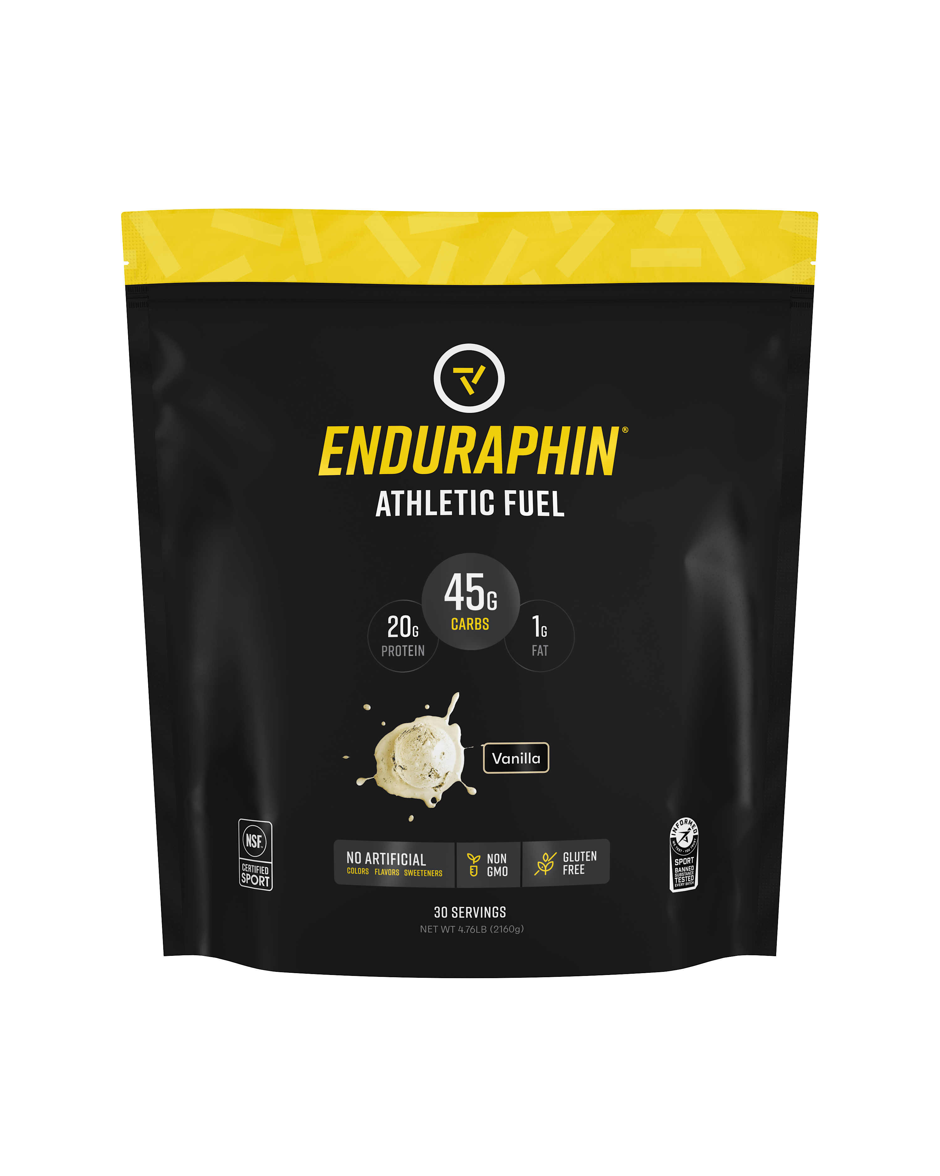 Enduraphin Athletic Fuel Pouch - Vanilla