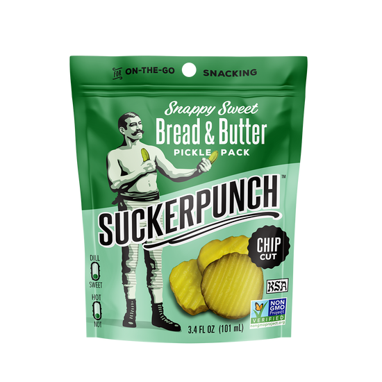 SuckerPunch Sweet Bread & Butter Snack Pack Wholesale PSC (12 Pack)