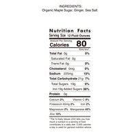 Ginger Mapleaid Nutrition Facts