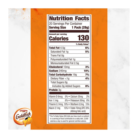 Goldfish Cheddar Crackers 1oz (20ct)