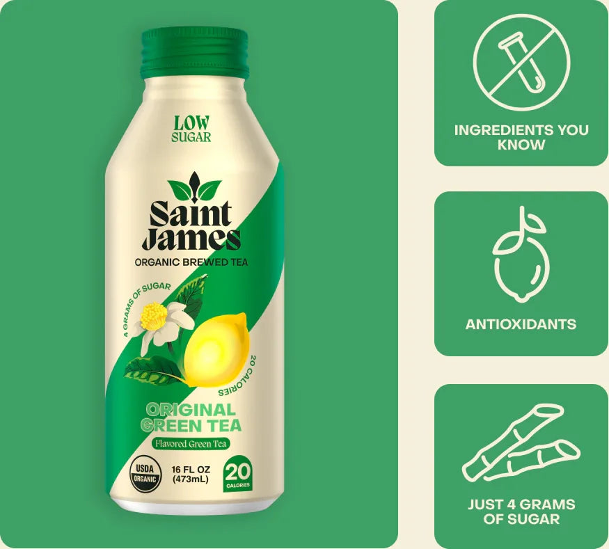 Saint James Original Green Tea (12 Count)