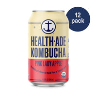 Health-Ade Kombucha in Cans — Pink Lady Apple (12-pack, 11.5oz)