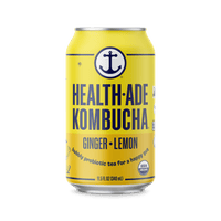 Health-Ade Kombucha in Cans — Ginger-Lemon (12-pack, 11.5oz)