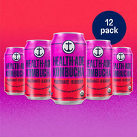 Health-Ade Pomegranate Blueberry Kombucha 12-pack of cans