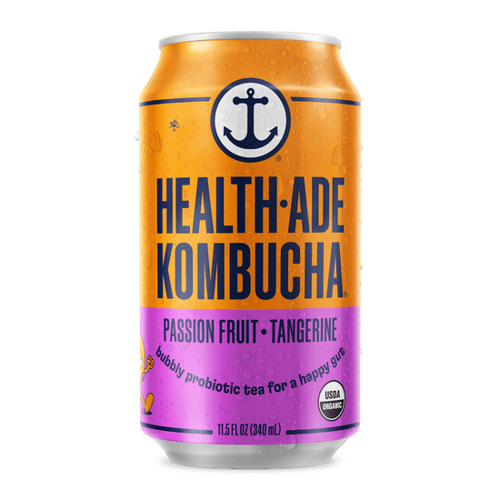 Health-Ade Kombucha in Cans — Passion Fruit-Tangerine (12-pack, 11.5oz)