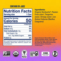 Health-Ade Kombucha in Cans — Passion Fruit-Tangerine (12-pack, 11.5oz)