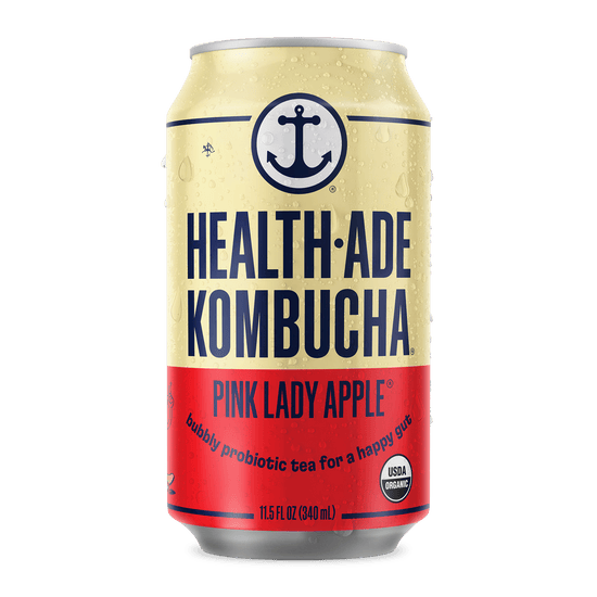 Health-Ade Kombucha in Cans — Pink Lady Apple (12-pack, 11.5oz)