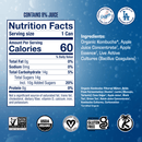 Health-Ade Pink Lady Apple Kombucha LA Dodgers can nutrition facts and ingredients panel