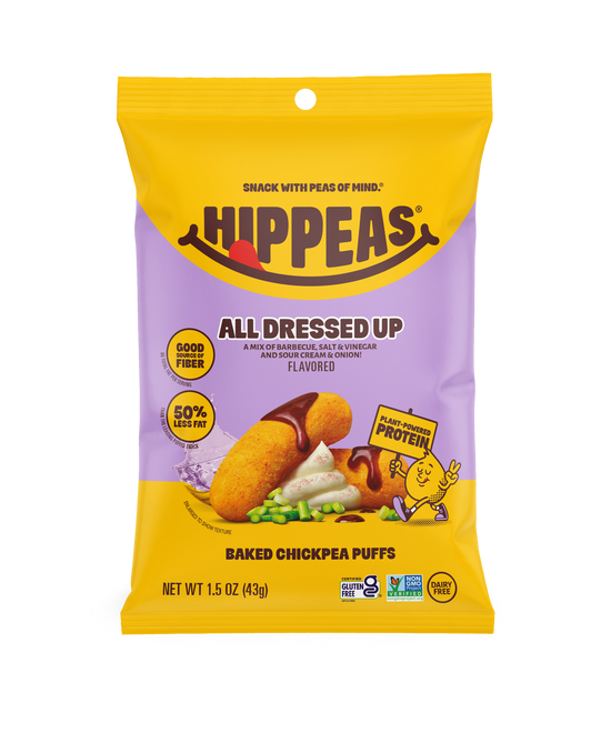 Hippeas "All Dressed Up" BBQ Chickpea Puffs 1.5oz (12ct)