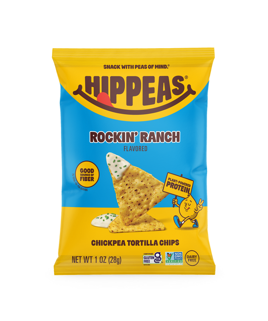 Hippeas Vegan Rockin' Ranch Chickpea Tortilla Chips 1oz (21ct)
