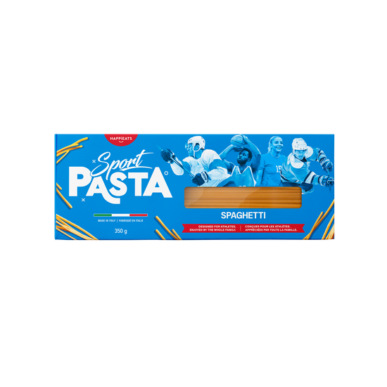 HappiEats Sport Pasta — Spaghetti (12 count case, 350g bags)