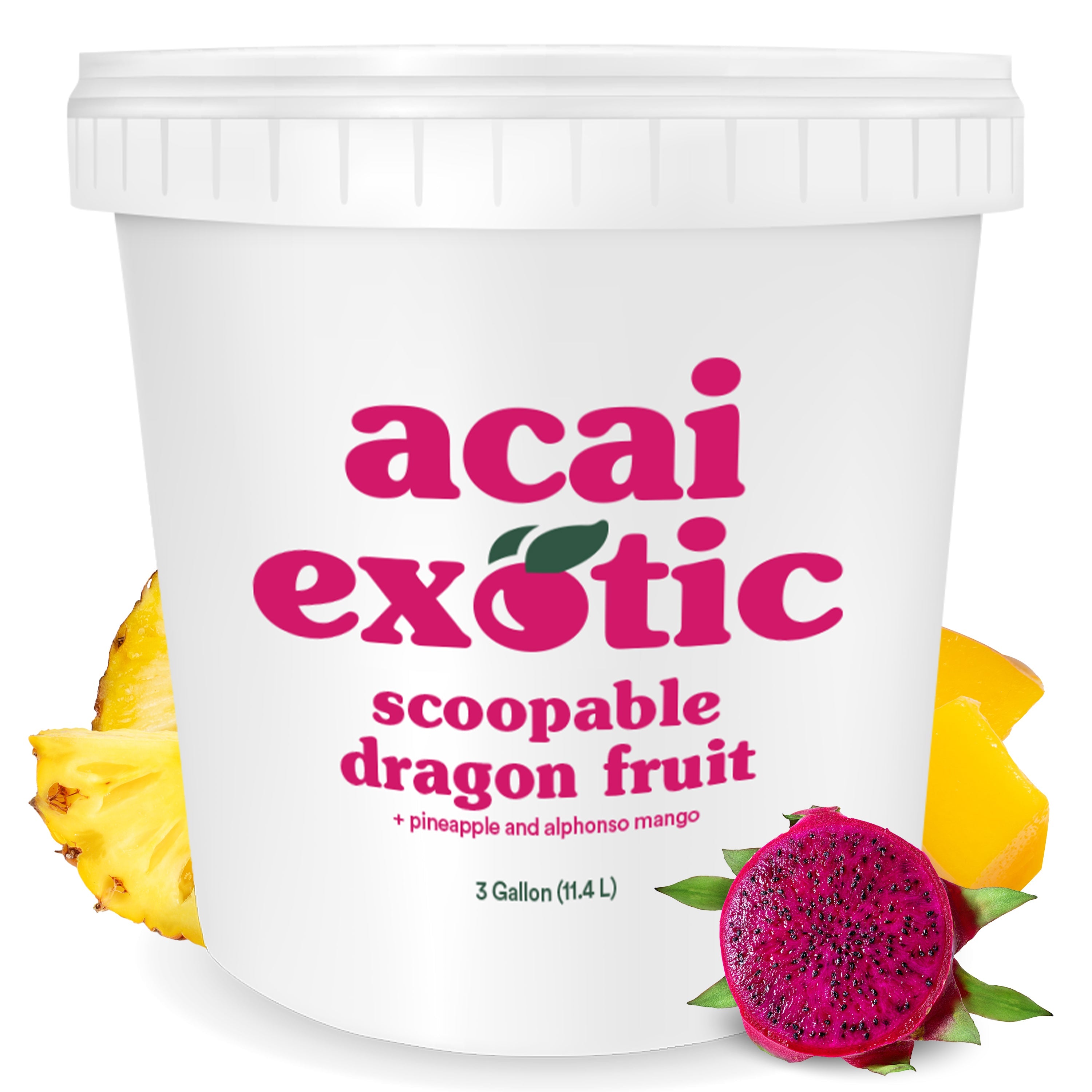 Acai Exotic Dragon Fruit Scoopable - Wholesale