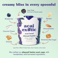 Acai Exotic Almond Butter Crunch Acai Bowl - Wholesale