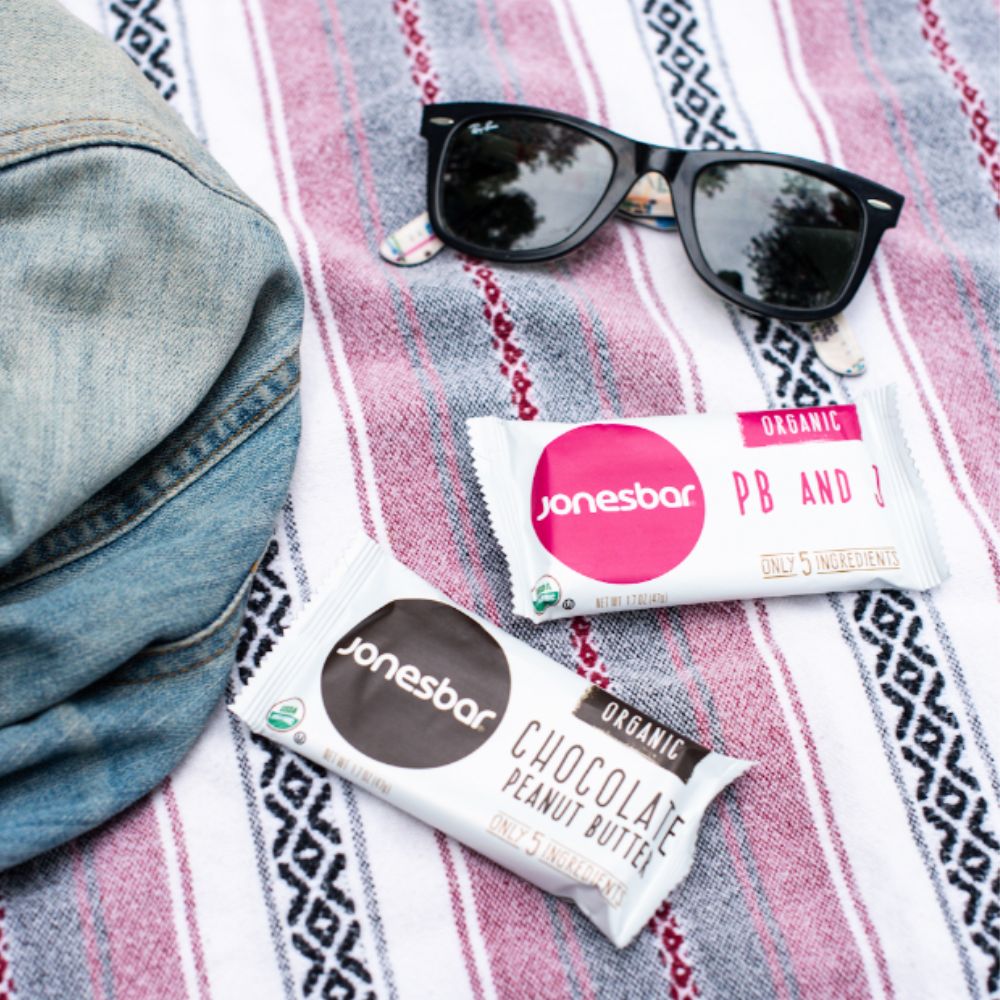 Jonesbar Chocolate Peanut Butter Organic Energy Bar 1.7oz (12ct)