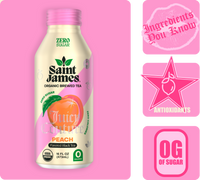 Saint James Juicy Peach Black Tea (12 Count)