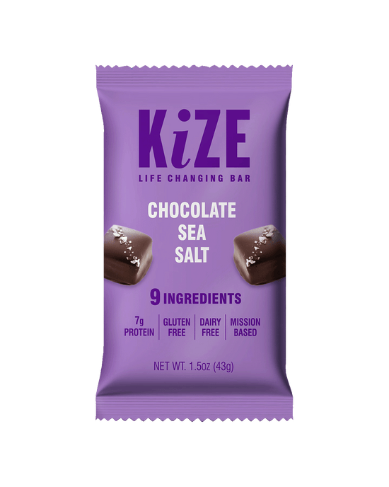 Kize Bar - Chocolate Sea Salt (10 Pack)