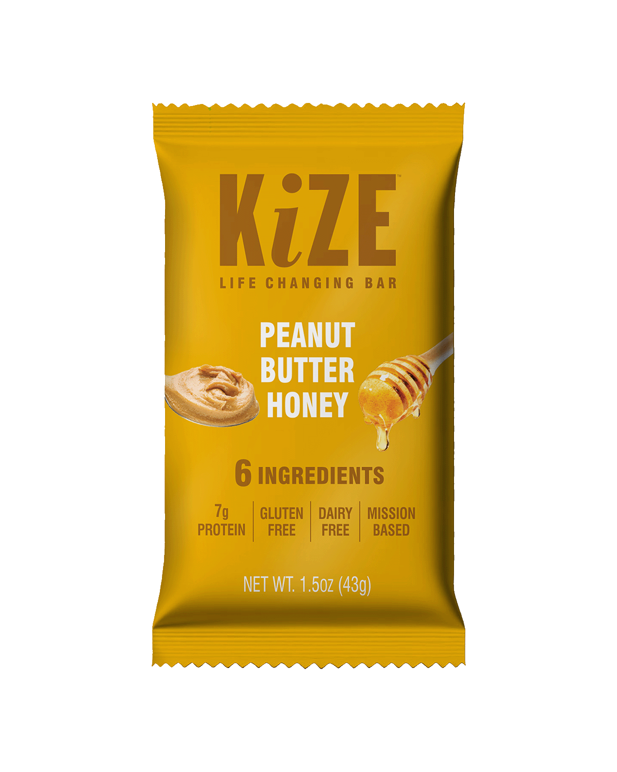 Kize Bar - Peanut Butter Honey (10 Pack)